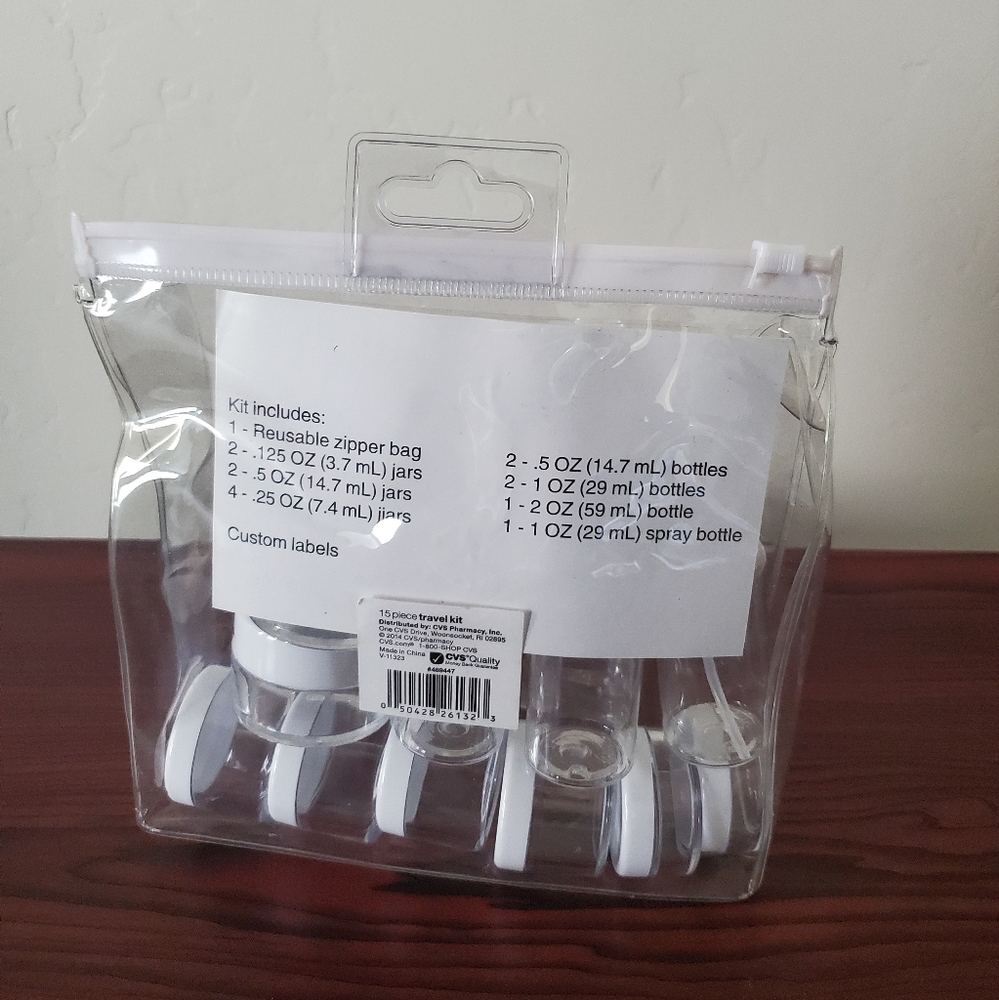 Fifteen-Piece Travel Kit